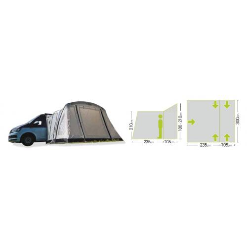 CAW 8003 Falcon Air Drive Away Awning Low